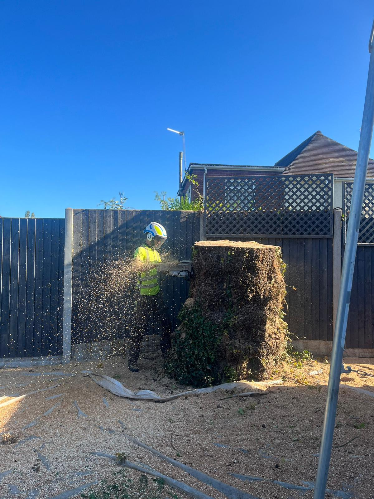 Stump grinding and clearance by Landywood