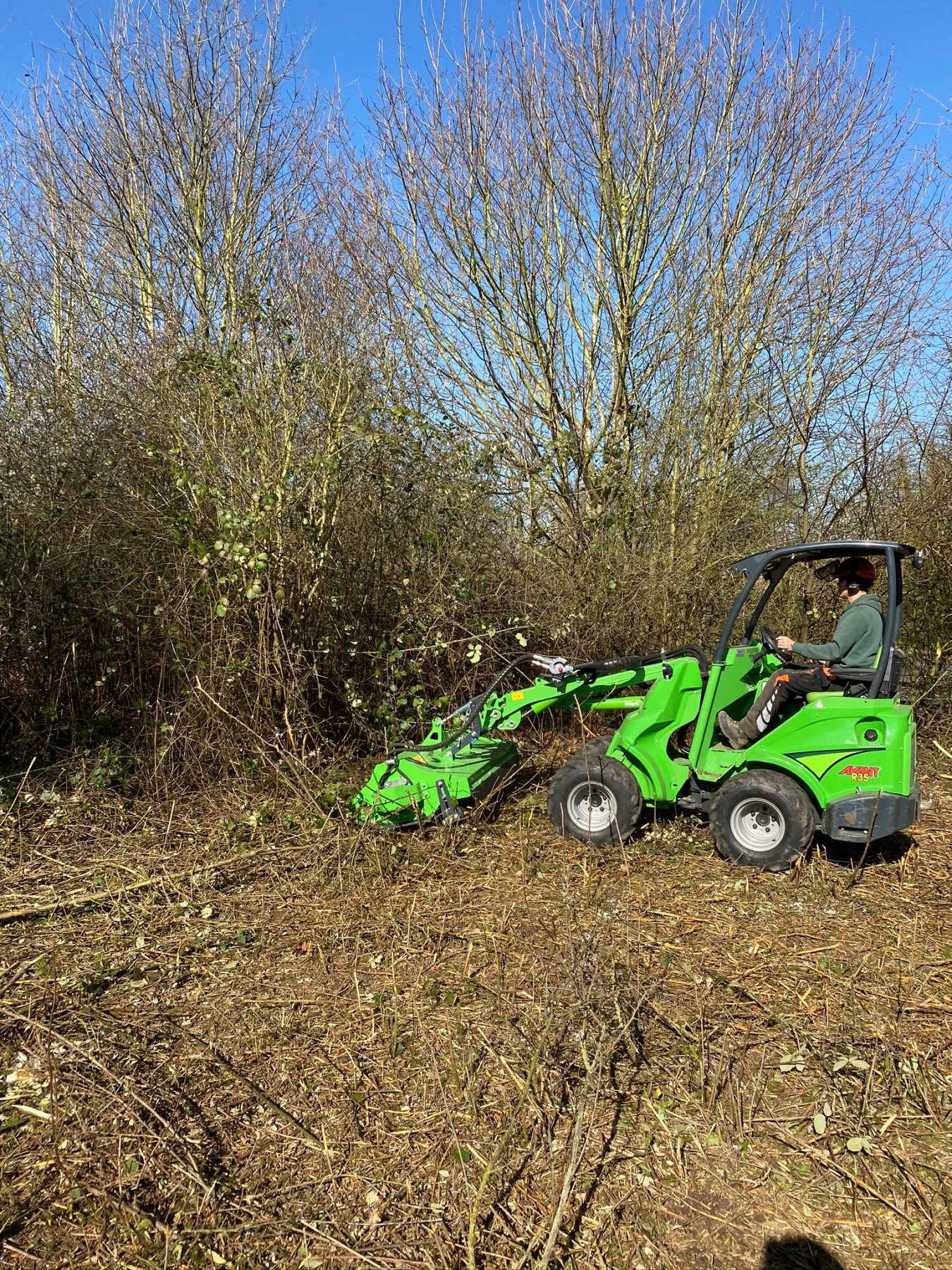 Site clearance and vegetation work by Landywood