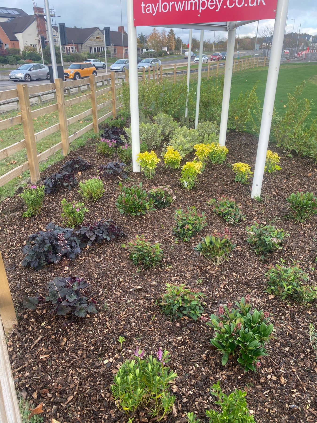 Planting beds created by Landywood