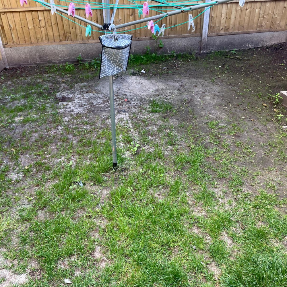 Bare yard in Birmingham before Landywood dig-off and slabbing