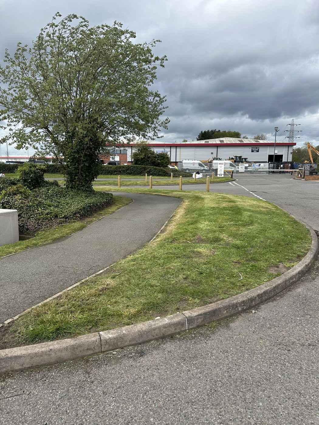 Commercial-site grounds from the Landywood work library